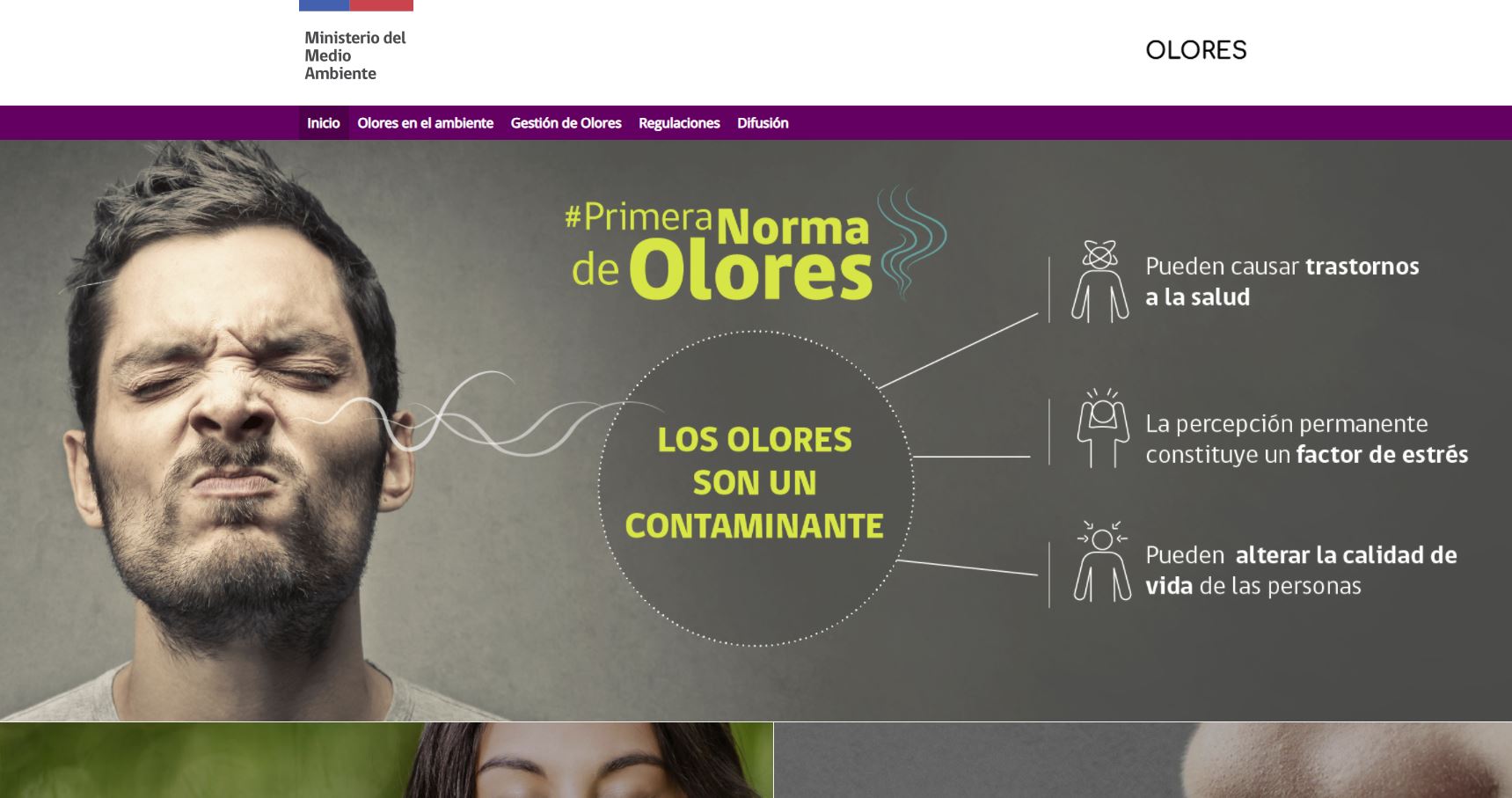 oloreschile Ministerio del Medio Ambiente website (in Spanish)